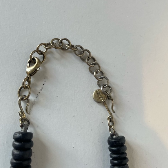 Stella & Dot Long Necklace  amethyst, sunstone, rose agate, grey agate beads - Picture 4 of 9